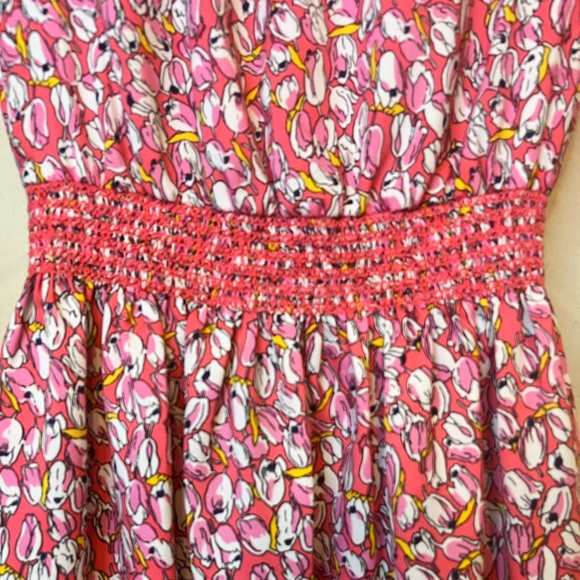 Juicy Couture Pink Smocked Waist Mini Dress - Picture 4 of 6